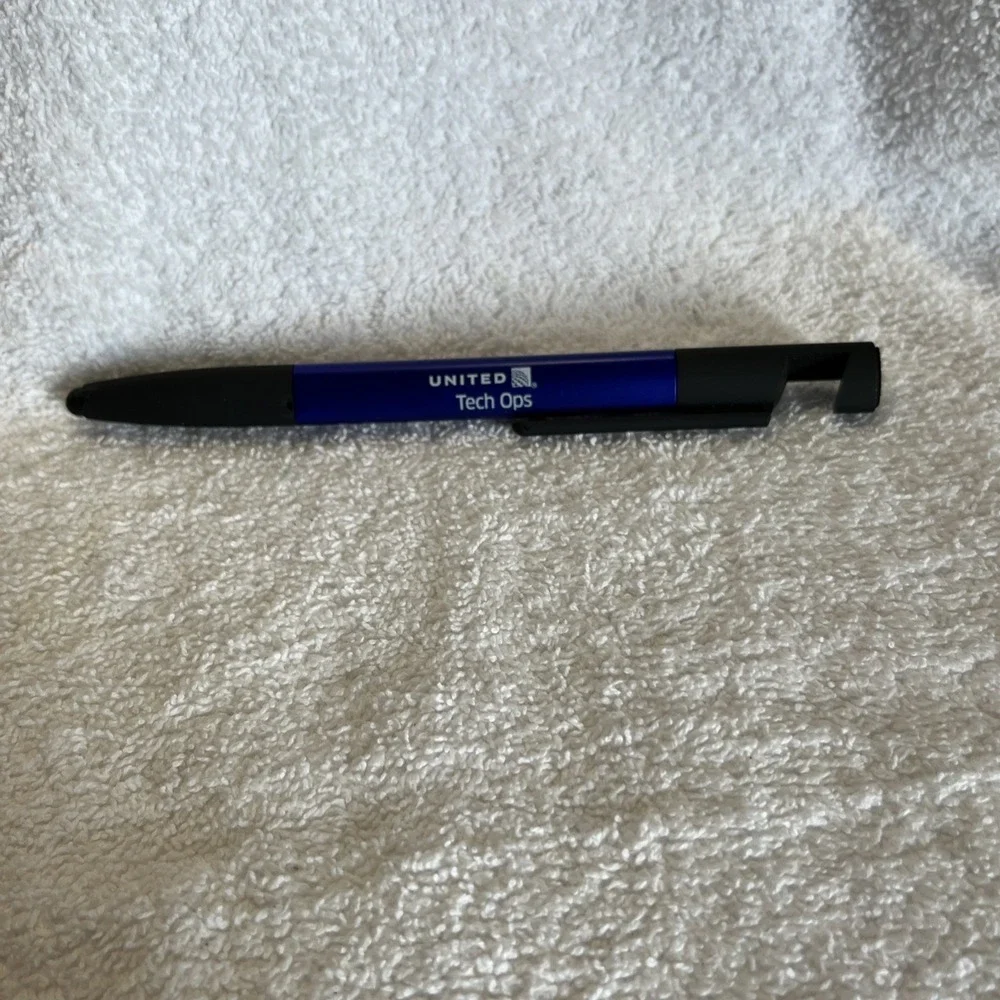 United Airlines Tech Ops Twist Ballpoint Pen Safety -we Own It